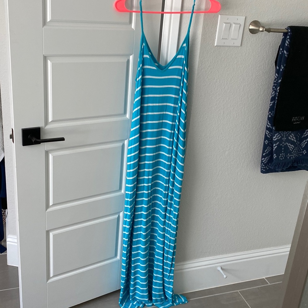Zenana cotton dress maxi with pockets